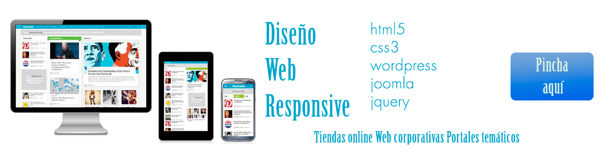 Webs personalizadas. Malagaes le ofrece todo tipo de proyectos web este mes con un 50% de descuento