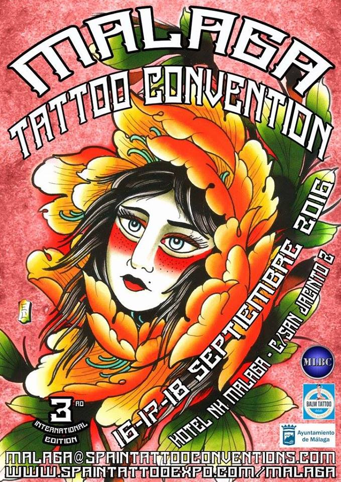 La 3ª Málaga Tattoo Convention se celebrará el 16-17-18 Septiembre 2016