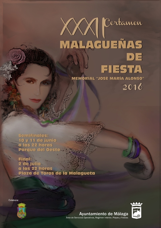EL PARQUE DEL OESTE ACOGE ESTE FIN DE SEMANA LAS SEMIFINALES DEL XXXII CERTAMEN DE MALAGUEÑAS DE FIESTA