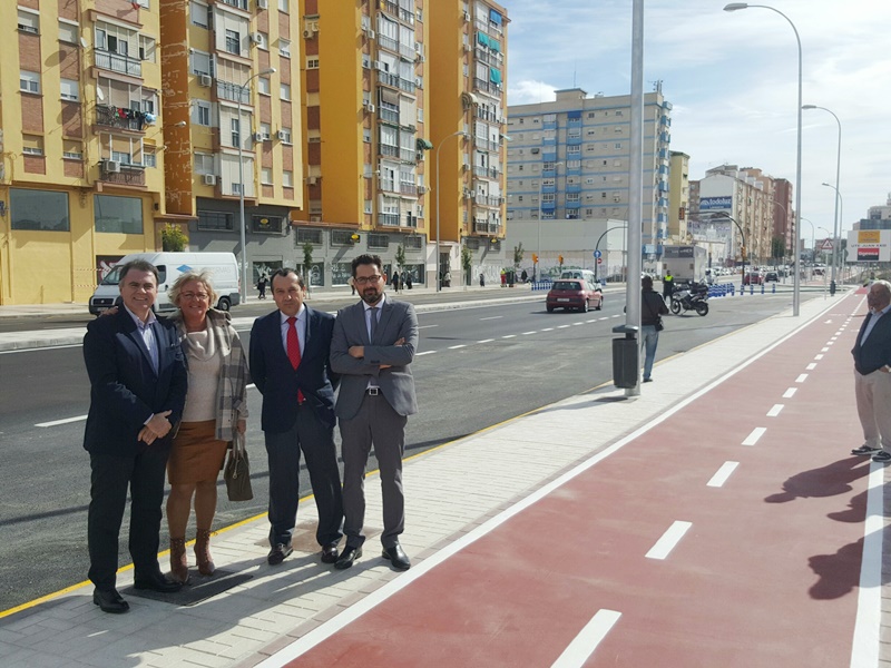 La Junta elimina definitivamente el cambio de rasante y finaliza las obras de reintegración urbana de la avenida Juan XXIII de Málaga