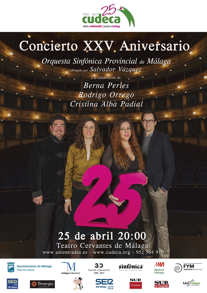La Fundación Cudeca - Cuidados del Cáncer celebrará por todo lo alto su 25 aniversario (1992-2017)