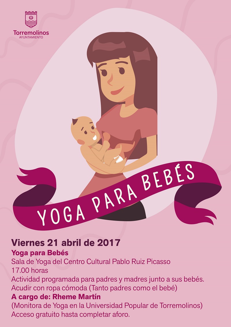 El Ayuntamiento de Torremolinos organiza un taller de yoga para bebés en el Centro Cultural Pablo Ruiz Picasso