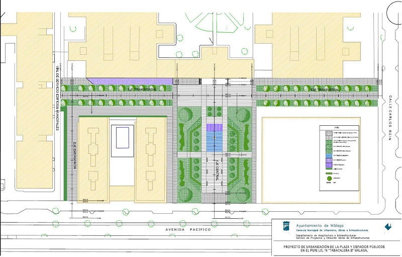 URBANISMO LLEVARÁ A APROBACIÓN LA LICITACIÓN DE LAS OBRAS PARA CREAR LA PLAZA DE TABACALERA DE MÁLAGA