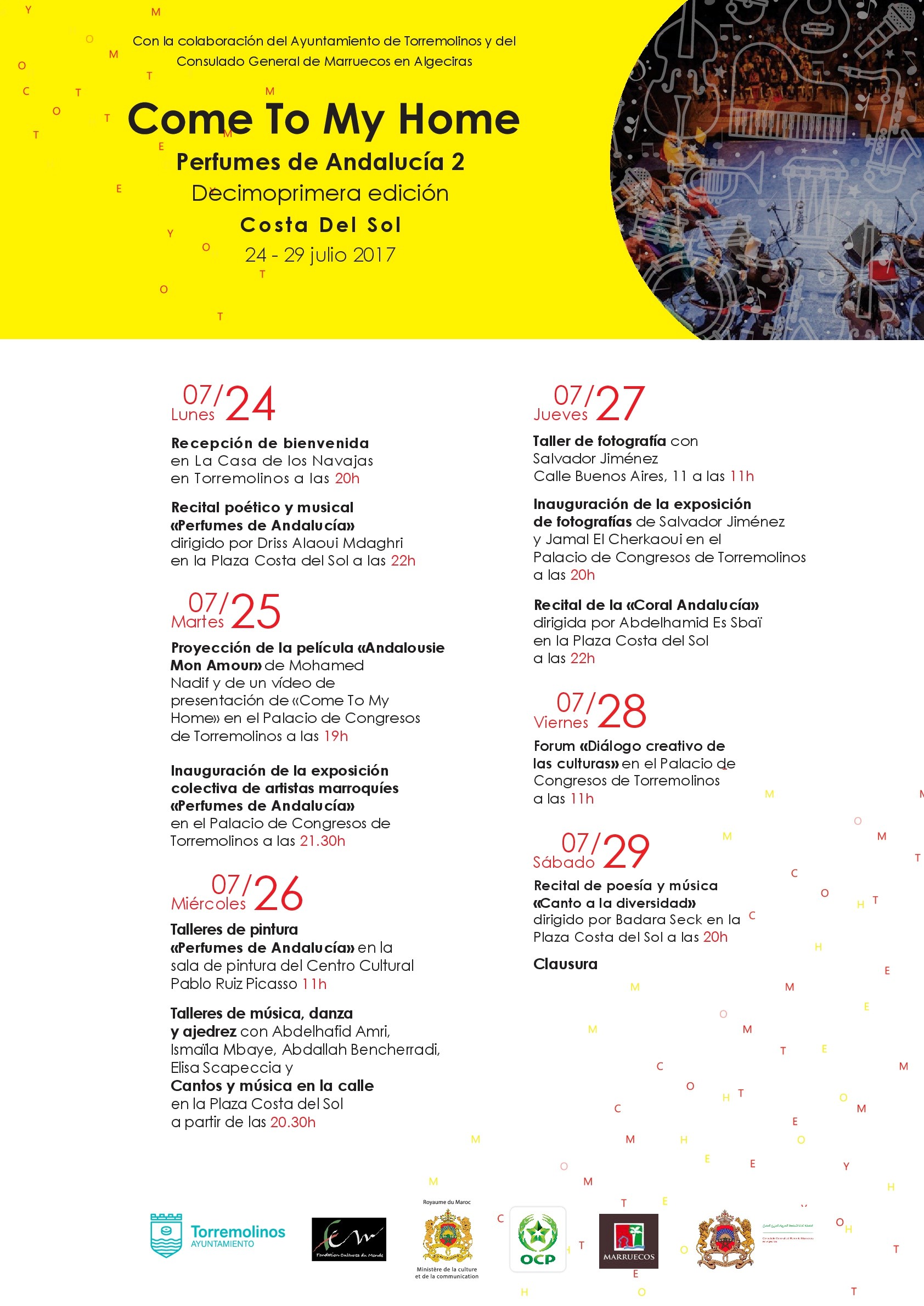Torremolinos acogerá la semana cultural marroquí con la decimoprimera edición del festival Come To My Home, Perfumes de Andalucía