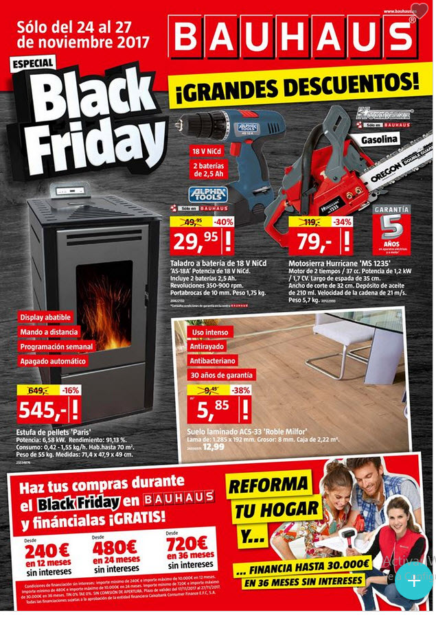Descuentos de hasta el 40% para el “Black Friday”
