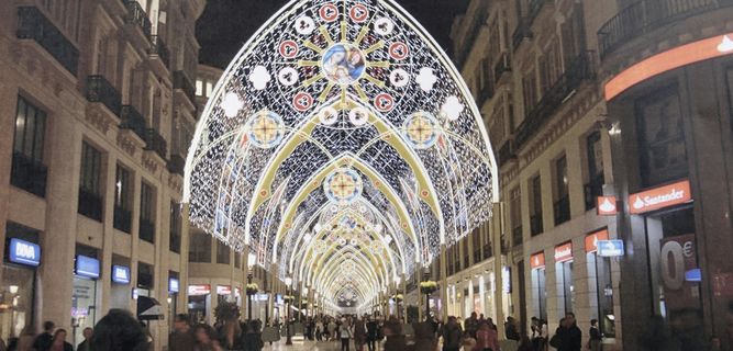 MÁLAGA YA LUCE LA NAVIDAD