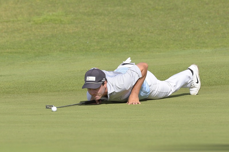 Paso firme de Alfredo García-Heredia, líder en el Fred Olsen Alps de la Gomera en Tecina Golf
