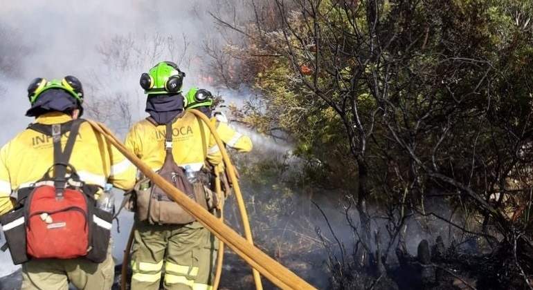 El incendio de casares, Málaga por fin lo dan por estabilizado aun se desconocen las causas por las que se originó