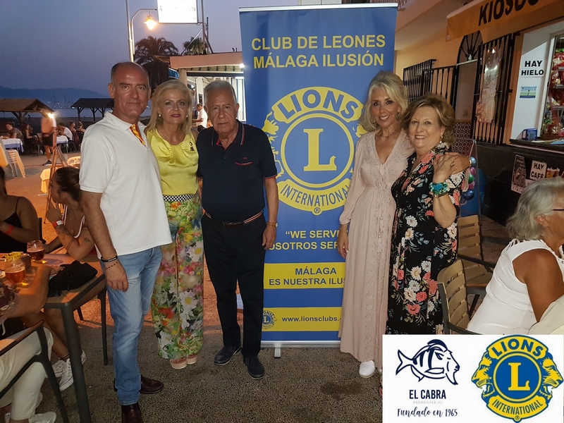 El Club de Leones Málaga-Ilusión organizan el Boquerón Solidario