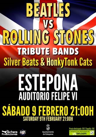CONCIERTO TRIBUTO BEATLES VS ROLLING STONES AUDITORIO FELIPE VI
