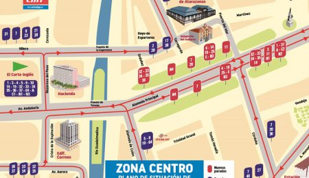 ENTRAN EN FUNCIONAMIENTO LAS NUEVAS PARADAS DE LA EMT EN LA ALAMEDA DE MÁLAGA