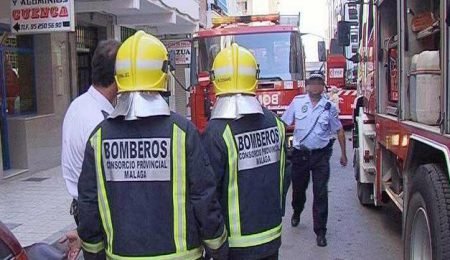 El Consorcio de Bomberos de Málaga atiende unas 15 incidencias durante el primer día del año