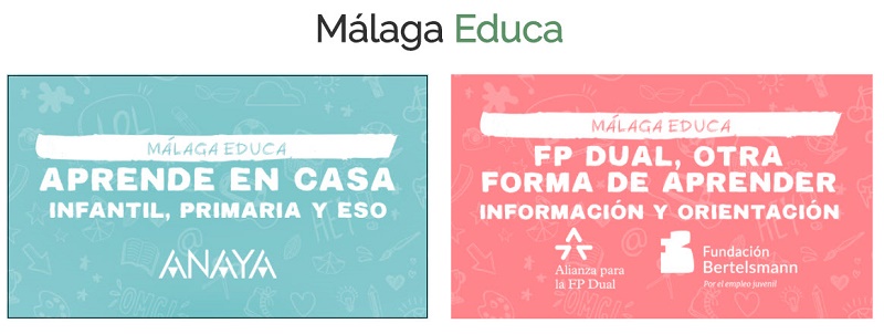 EL AYUNTAMIENTO CREA EL BANCO DE RECURSOS FORMATIVOS ‘MÁLAGA EDUCA’ CON LA COLABORACIÓN DE FUNDACIÓN BERTELSMANN Y GRUPO ANAYA