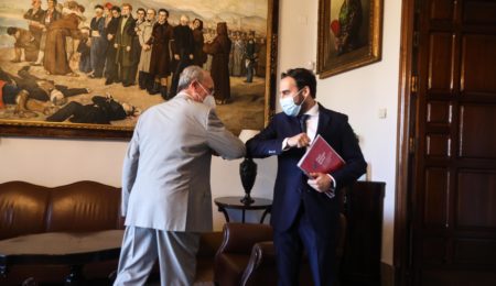 FRANCISCO DE LA TORRE ALCALDE DE MÁLAGA SE REÚNE CON LOS PORTAVOCES DE LOS DISTINTOS GRUPOS MUNICIPALES