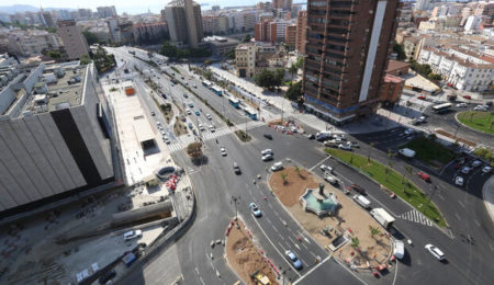 La avenida de Andalucía de Málaga recupera este viernes plena funcionalidad tras diez años de obras del metro