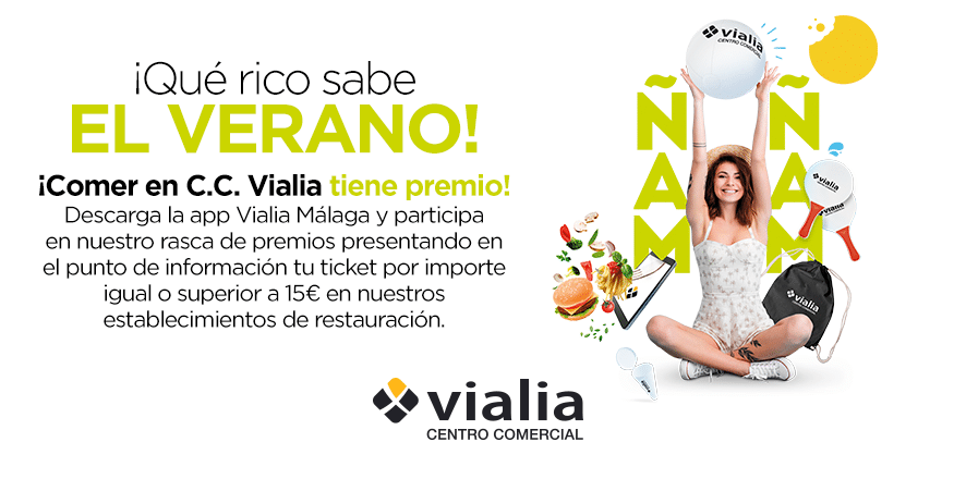 VIALIA MÁLAGA REGALA MÁS DE 500 PREMIOS ENTRE SUS VISITANTES