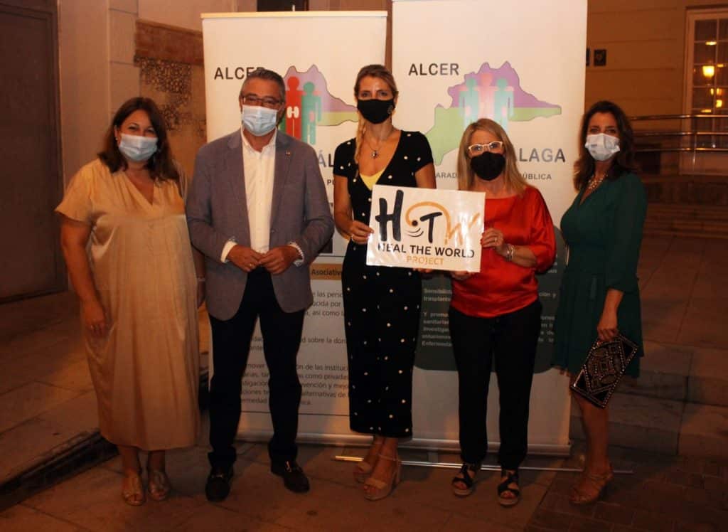 Cena Solidaria a favor de ALCER Málaga en Restaurante Vino Mío, dentro del proyecto Heal The World