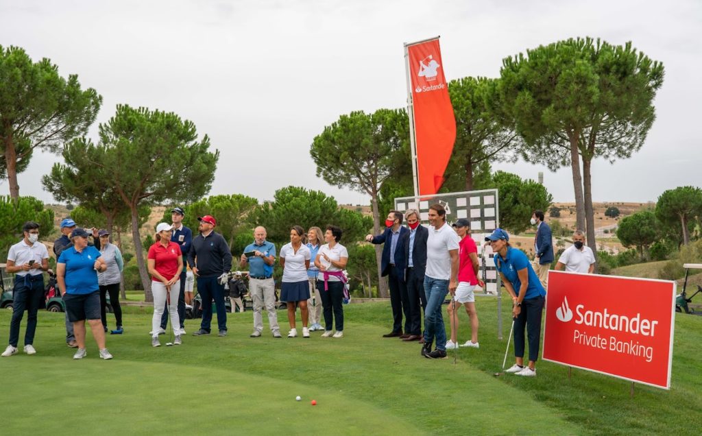 Rafa Nadal da sus primeros pasos tras la operación, en el Santander Golf Tour Rafa Nadal da sus primeros pasos tras la operación, en el Santander Golf Tour