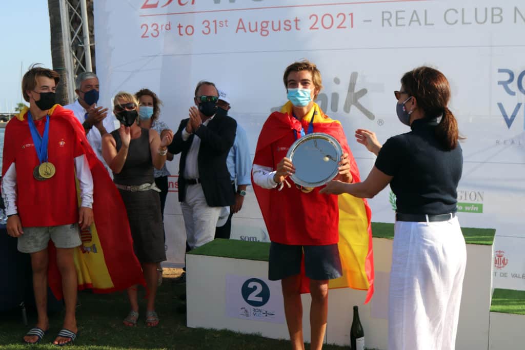 España se baña en oro, plata y bronce en el Mundial Zhik 29er de València