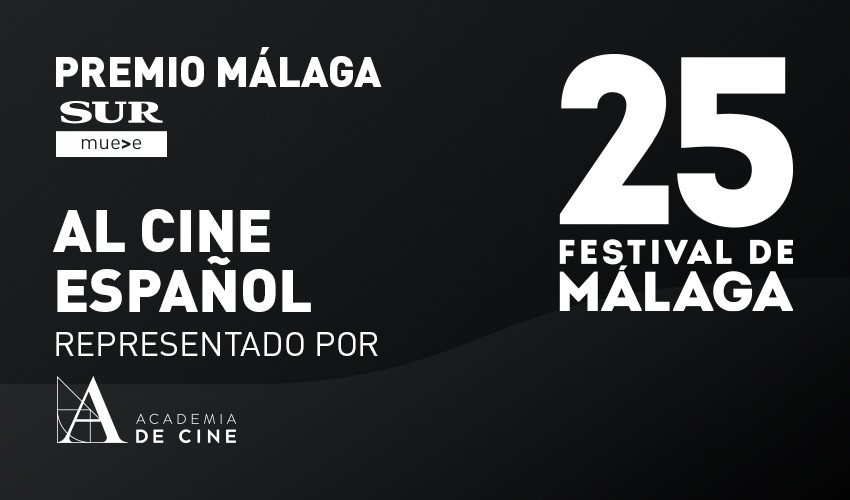 El cine español, representado por la Academia, Premio Málaga – SUR de la 25 edición