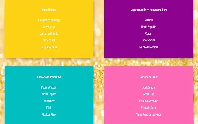 Abril Zamora, Ander Puig, Eduardo Casanova, Elizabeth Duval y Nerea Pérez de las Heras son las nominadas al Premio ODA 2022 a la Persona del Año