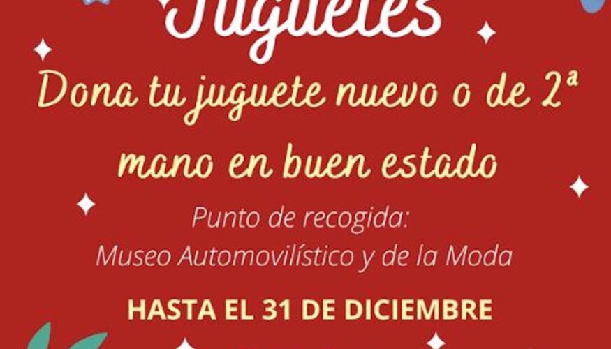 El Museo Automovilístico de Málaga organiza su tradicional 'Recogida de Juguetes' a favor del colectivo Nada Es Imposible