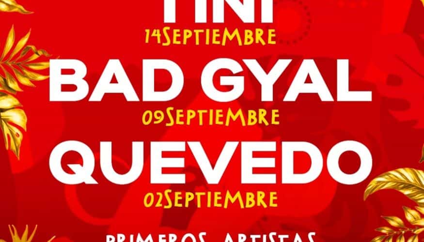 QUEVEDO, BAD GYAL Y TINI PRIMERAS CONFIRMACIONES EN LA I EDICIÓN DE CABARET FESTIVAL #LATINO