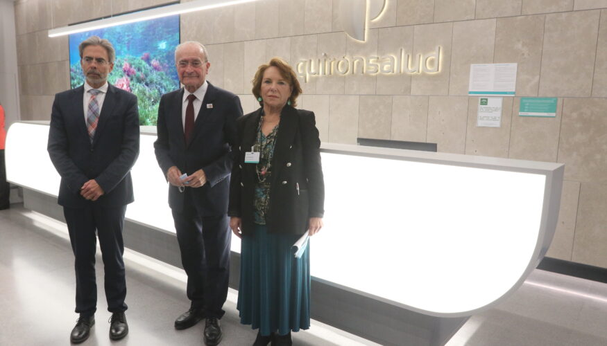 Visita institucional del alcalde de Málaga al nuevo Hospital de Día Quirónsalud