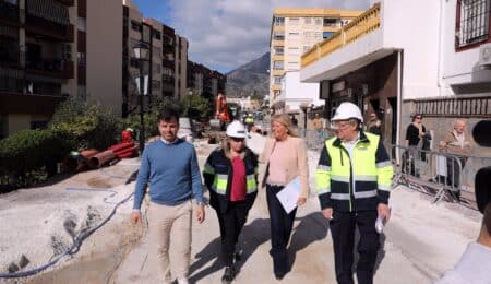 La obra de remodelación integral de la avenida del Trapiche de Marbella finalizará en junio