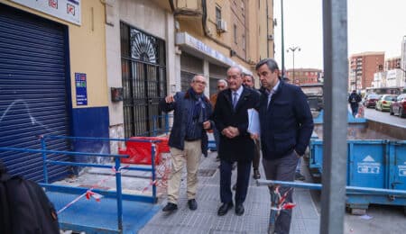 LA PRIMERA FASE DE URBANIZACIÓN DEL PASEO DE LOS TILOS DE MÁLAGA ALCANZA EL 90% DE EJECUCIÓN