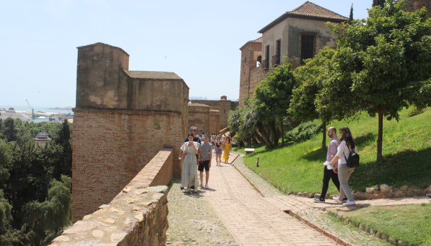 La Alcazaba y el Castillo Gibralfaro de Málaga sumaron más 347.000 visitantes en los tres primeros meses de 2023