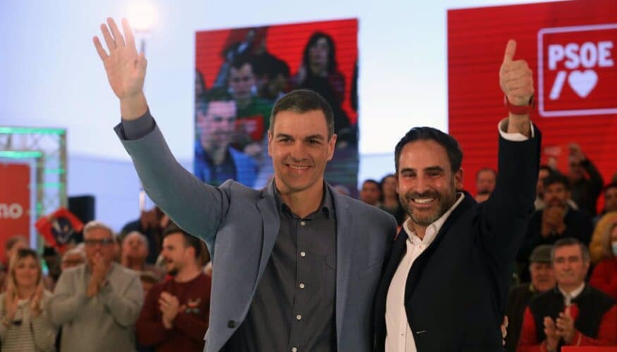 Sánchez dará respaldo este martes en Málaga al socialista a la Alcaldía, Daniel Pérez