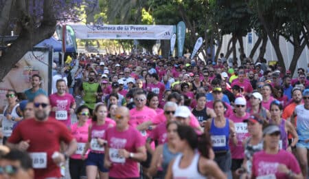 Más de mil corredores reivindican en Málaga la libertad de prensa