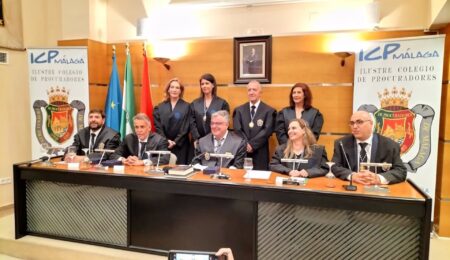 El Colegio de Procuradores renueva su junta de gobierno, con David Sarria como decano