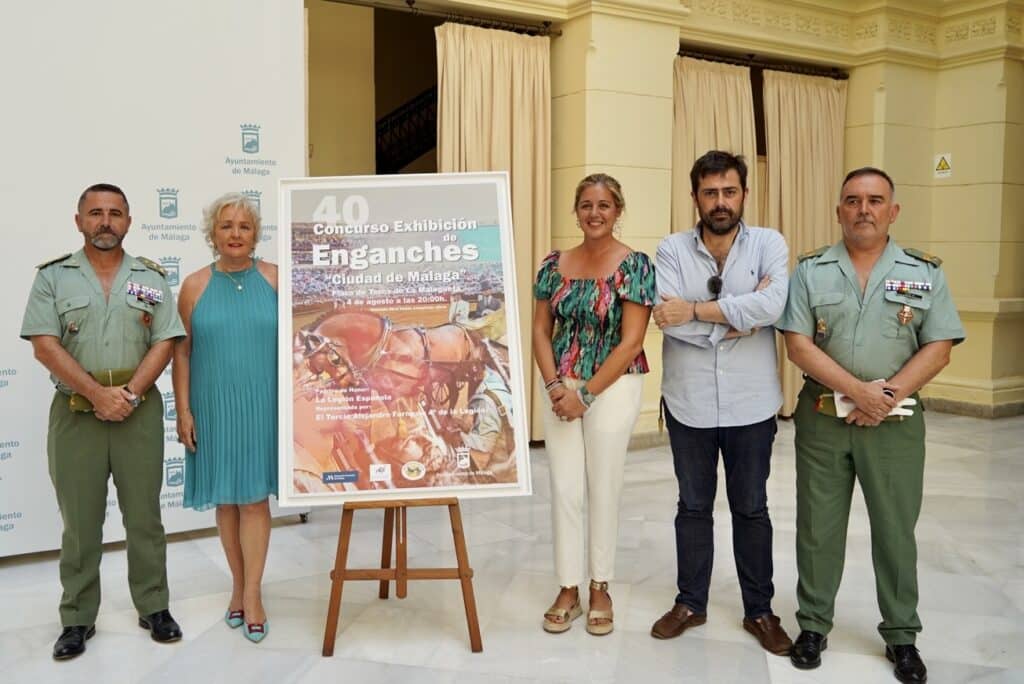 EL CONCURSO EXHIBICIÓN DE ENGANCHES CIUDAD DE MÁLAGA CUMPLE 40 AÑOS Y SERÁ APADRINADO POR LA LEGIÓN ESPAÑOLA