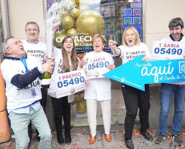 El 1.568, otro quinto premio del Sorteo de Navidad 2023, dotado con 60.000 euros a la serie