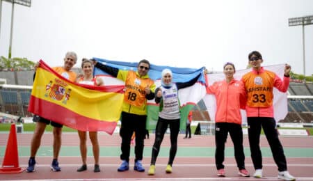 SARA MARTÍNEZ Y EDUARDO UCEDA, PLATAS EN EL CAMPEONATO DEL MUNDO DE ATLETISMO PARALÍMPICO DE KOBE