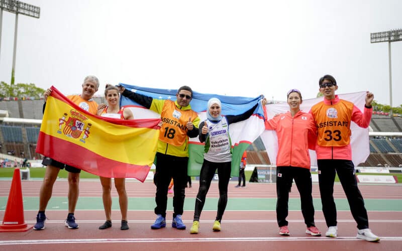 SARA MARTÍNEZ Y EDUARDO UCEDA, PLATAS EN EL CAMPEONATO DEL MUNDO DE ATLETISMO PARALÍMPICO DE KOBE