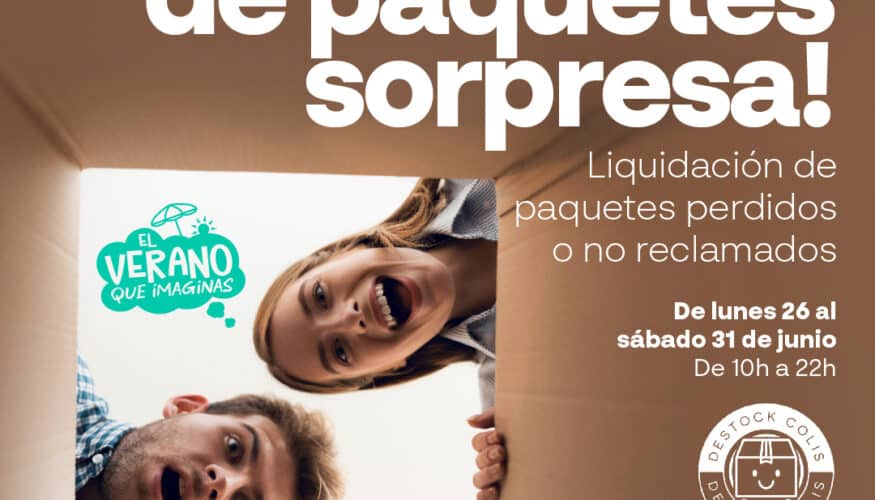 Llega al Centro Comercial Rosaleda de Málaga un original mercado sorpresa de paquetes perdidos o no reclamados