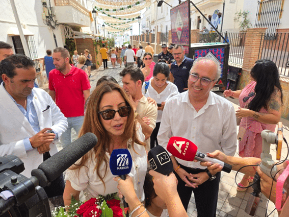 La reconocida filántropa y empresaria, María Bravo, Madrina de la Fiesta de la Vendimia de Manilva 2024