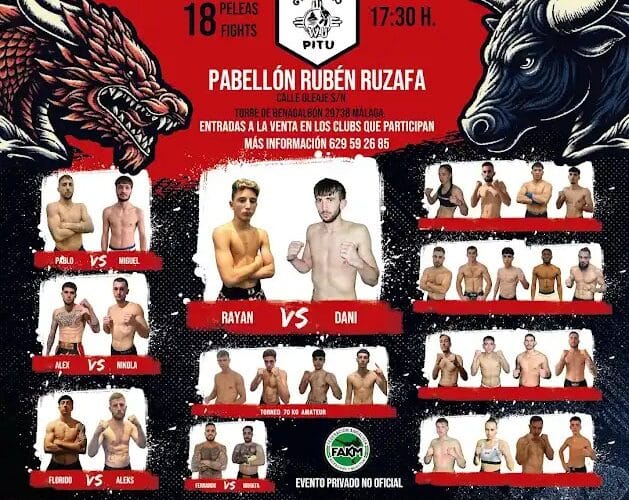 Hasta 18 combates de Kick Boxing y K1 completan la XV edición de La Noche del Luchador