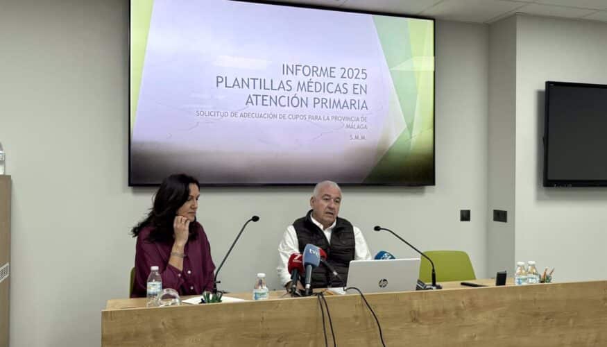 SMM advierte de que Málaga "sufre un déficit" de médicos de familia y pediatras en Atención Primaria