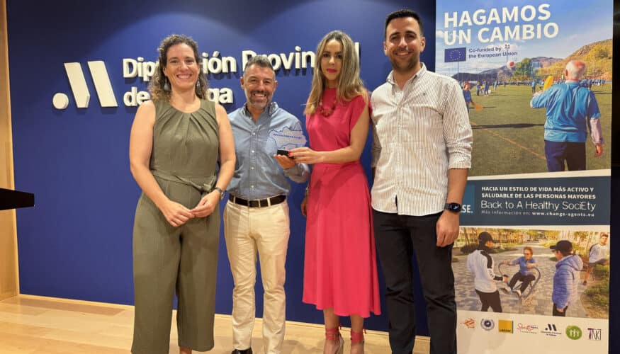 Un proyecto de la Diputación y la UMA que promueve estilos de vida saludable entre las personas mayores, reconocido como ‘Proyecto europeo del mes’