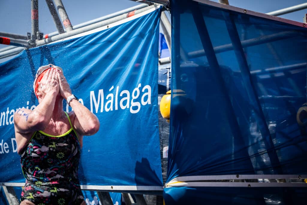 Celebración de la 65.ª edición de la Travesía a Nado del Puerto de Málaga