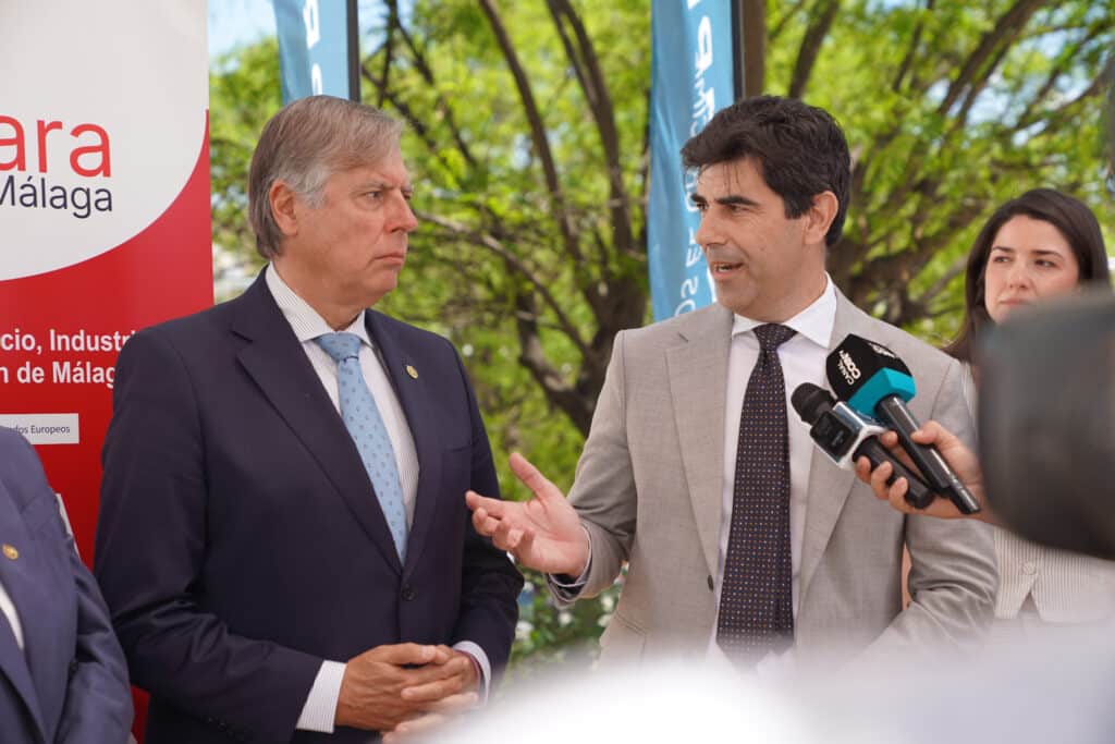 Reunión del Comité Ejecutivo de la Cámara de Comercio de Málaga con el alcalde de Coín y empresarios de la comarca Valle del Guadalhorce