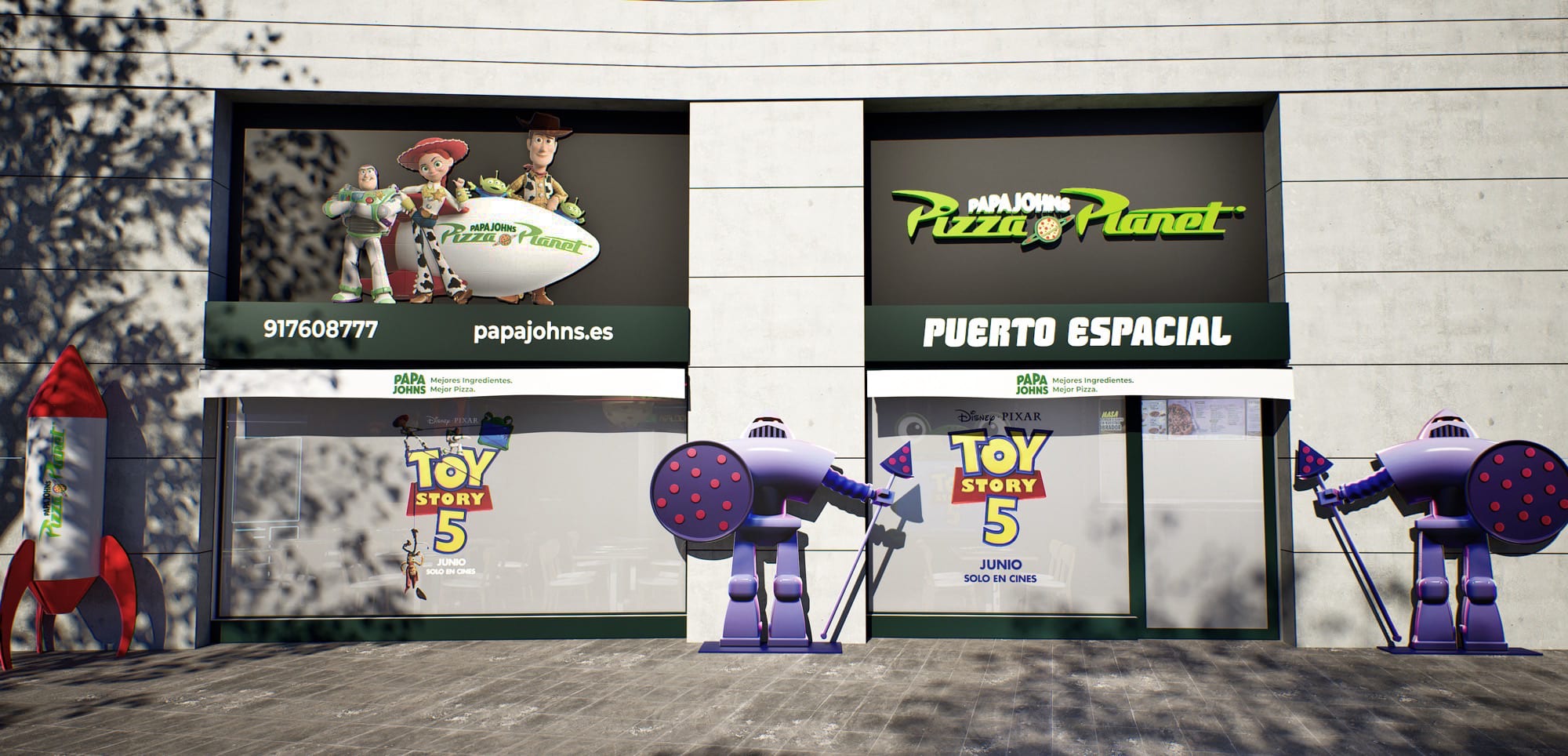 DE LA GRAN PANTALLA A LA VIDA REAL: PAPA JOHNS LE DA VIDA AL MÍTICO PIZZA PLANET Y CONVIERTE EL UNIVERSO TOY STORY EN UNA EXPERIENCIA INMERSIVA CON MOTIVO DEL ESTRENO DE TOY STORY 5 DE LA GRAN PANTALLA A LA VIDA REAL: PAPA JOHNS LE DA VIDA AL MÍTICO PIZZA PLANET Y CONVIERTE EL UNIVERSO TOY STORY EN UNA EXPERIENCIA INMERSIVA CON MOTIVO DEL ESTRENO DE TOY STORY 5
