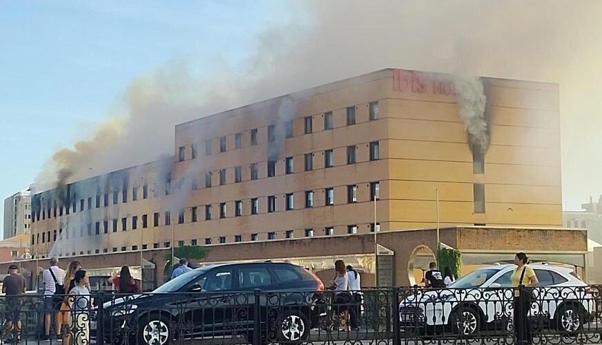 hotel Ibis Málaga incendio