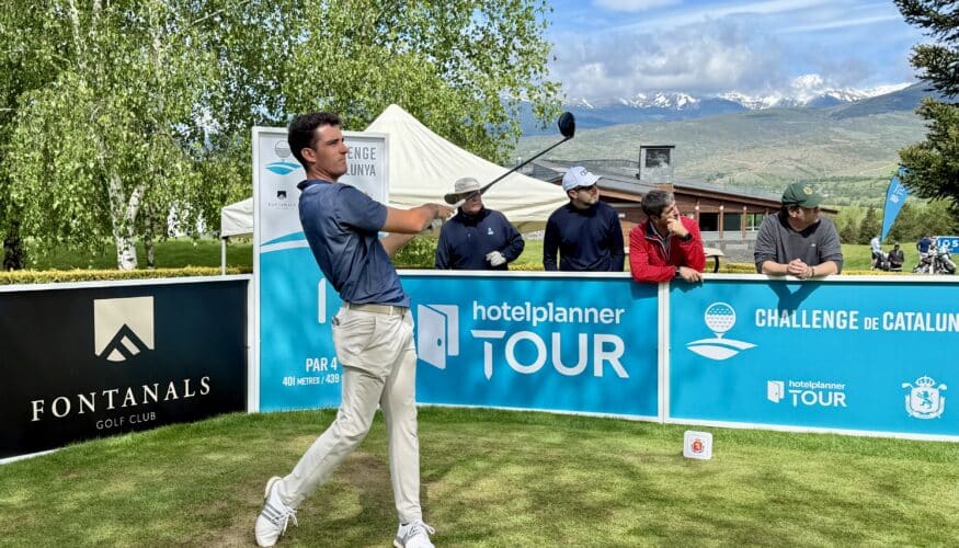 Pablo Ereño, la nueva irrupción del golf español que desafía ya a las estrellas del DP World Tour en el Challenge de Catalunya Mañana jueves, a partir de las 8 de la mañana, comenzará la competición profesional del Challenge de Catalunya en Fontanals Golf; los últimos partidos saldrán a las 15.15h. Pablo Ereño, el español mejor clasificado actualmente en el HotelPlanner Tour, saldrá por el tee del 1 a las 13.45h. El Challenge de Catalunya cuenta con la colaboración del HotelPlanner Tour, la Real Federación Española de Golf, Fontanals Golf Club, la Federación Catalana de Golf y el Consejo Superior de Deportes, así como Allianz, AON, la Diputación de Girona, Ayuntamiento de Fontanals, Ríos Renovables, BCD Group, Kyocera, Volvo, Bodegas Juan Gil, Mahou, Solán de Cabras, Revel y Titleist, bajo la organización de JGolf.