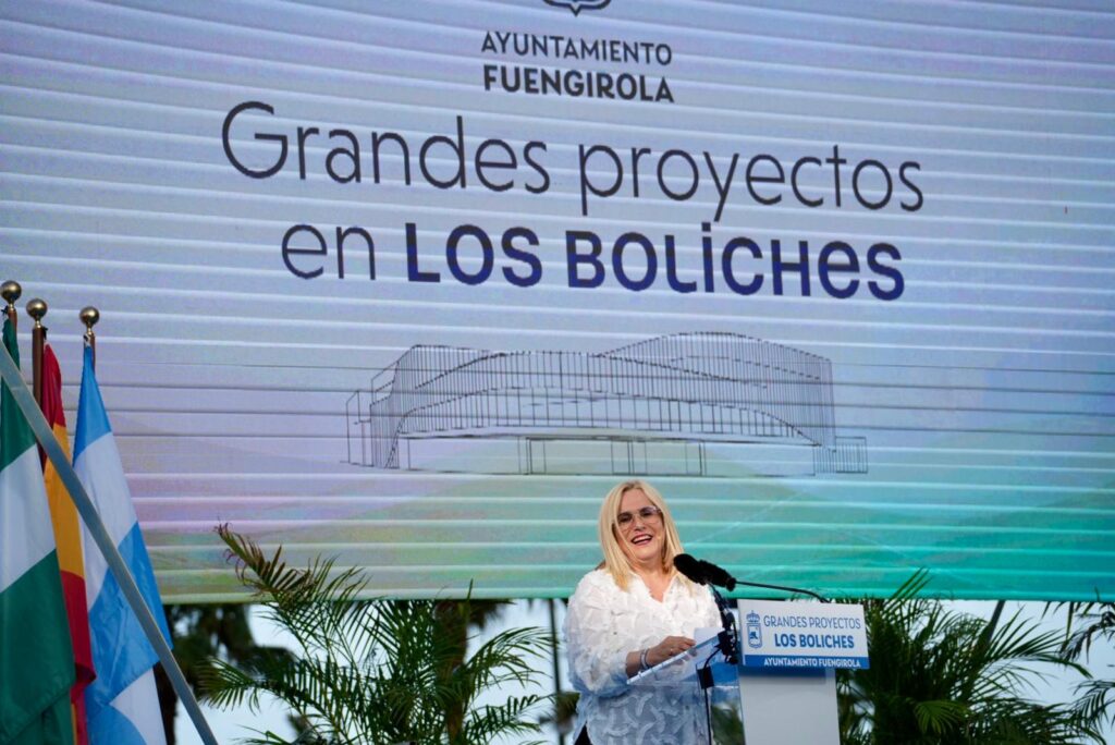 Ana Mula presenta los proyectos del Megaparking Los Boliches, el Nuevo Estadio Santa Fe y los Nuevos Juzgados de Fuengirola