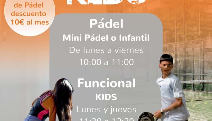 El Centro Deportivo Las Mesas ofrece a los niños y niñas de Estepona un verano de pádel y deporte funcional